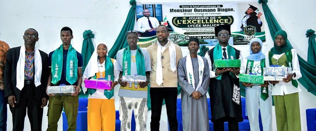 Thiès : Le lycée El Hadji Malick Sy célèbre ses meilleurs élèves lors de sa première Journée de l’excellence