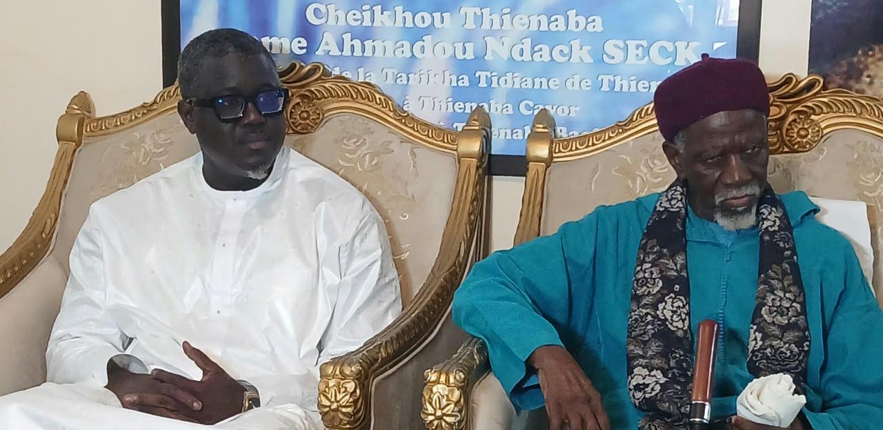 SÉCURITÉ, SOUVERAINETÉ ET FOYERS RELIGIEUX :   À Thiénaba et Tivaouane, Tahirou Sarr sollicite les prières des foyers religieux pour son « combat »