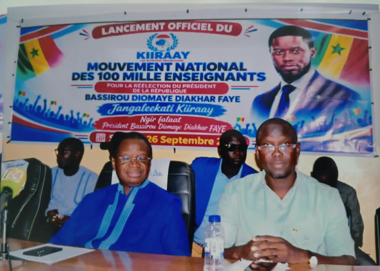 Thiès : Le mouvement des 100 000 enseignants de KIIRAAY sonne la mobilisation