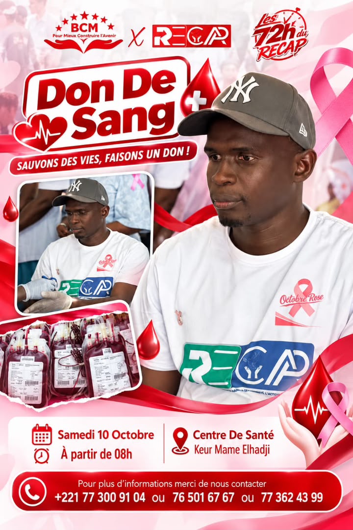 ACTION CITOYENNE: BABACAR GUÈYE MBAYE ET LE RECAP AU CHEVET DES POPULATIONS